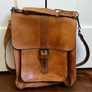 Vintage handmade leather bag
